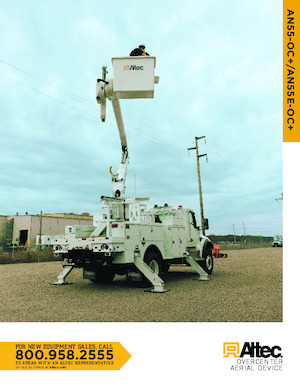 Anhänger-Gelenkarbeitsbühnen Altec AN55-OC+