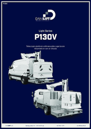 LKW-Gelenkarbeitsbühnen Danilift P130V