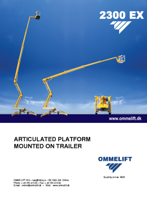 LKW-Gelenkarbeitsbühnen OMMELIFT Omme 2300EXBB