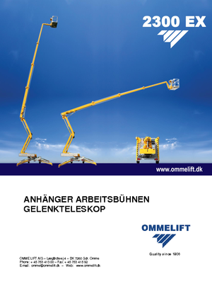 LKW-Gelenkarbeitsbühnen OMMELIFT Omme 2300EXBB