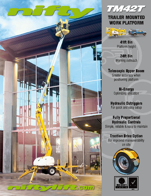 LKW-Gelenkarbeitsbühnen Niftylift TM 42 T