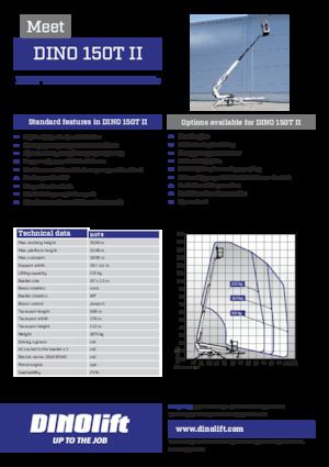 Anhänger-Teleskoparbeitsbühnen Dino Lift Dino 150T II