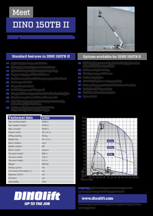 Anhänger-Teleskoparbeitsbühnen Dino Lift Dino 150TB II