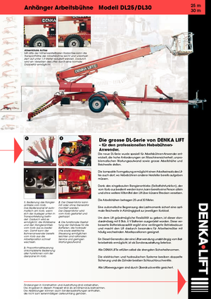 Anhänger-Teleskoparbeitsbühnen Denka-Lift - Rothlehner DL 25 