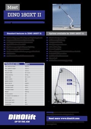 Anhänger-Teleskoparbeitsbühnen Dino Lift Dino 180XT II