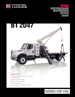 Autokrane TEREX CRANES BT 2047