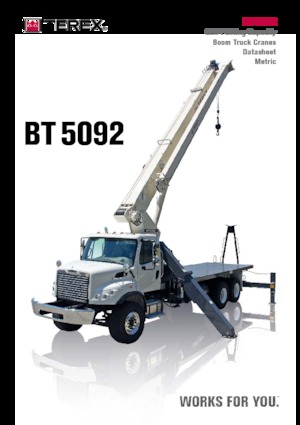 Autokrane TEREX CRANES BT 5092