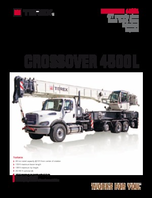 Autokrane TEREX CRANES Crossover 4500L