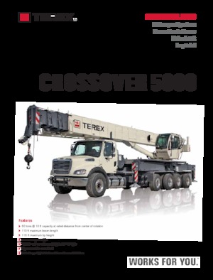 Autokrane TEREX CRANES Crossover 5000