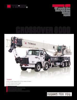 Autokrane TEREX CRANES Crossover 8000