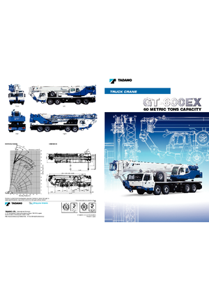 Autokrane Tadano GT 600 EX