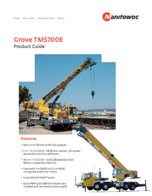 Autokrane Grove TMS700E