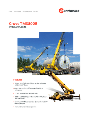 Autokrane Grove TMS800E