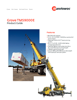 Autokrane Grove TMS 9000 E