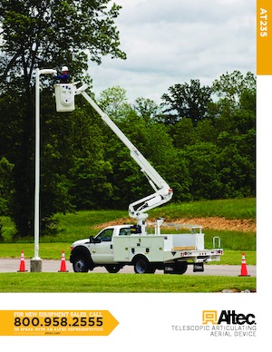 Anhänger-Gelenkarbeitsbühnen Altec AT235