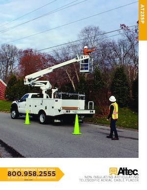 Anhänger-Gelenkarbeitsbühnen Altec AT235P