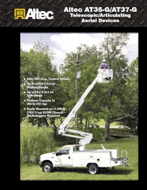Anhänger-Gelenkarbeitsbühnen Altec AT35G
