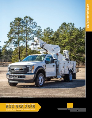 Anhänger-Gelenkarbeitsbühnen Altec AT41ME/PE