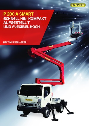 Anhänger-Gelenkarbeitsbühnen Palfinger P 200 A