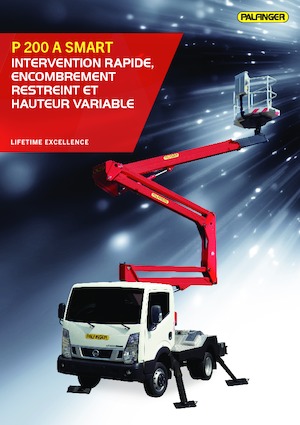 Anhänger-Gelenkarbeitsbühnen Palfinger P 200 A