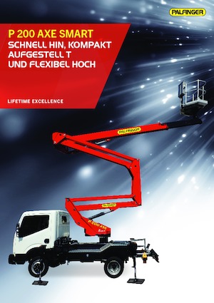 Anhänger-Gelenkarbeitsbühnen Palfinger P 200 AXE