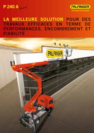 Anhänger-Gelenkarbeitsbühnen Palfinger P 240 A