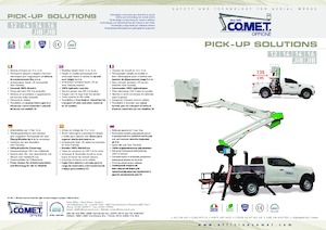 Anhänger-Gelenkarbeitsbühnen Comet PICK-UP X4-12 