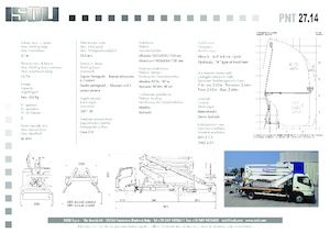 Anhänger-Gelenkarbeitsbühnen ISOLI PNT 27 14