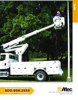 Anhänger-Gelenkarbeitsbühnen Altec TA40