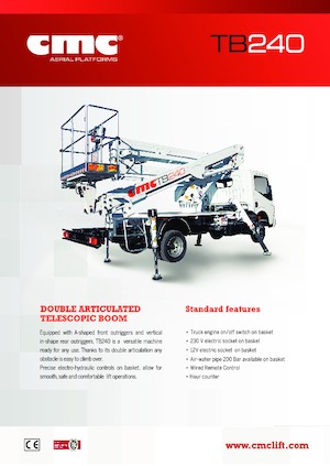 Anhänger-Gelenkarbeitsbühnen CMC TB240