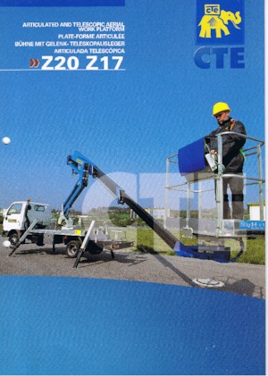 Anhänger-Gelenkarbeitsbühnen CTE Z 20