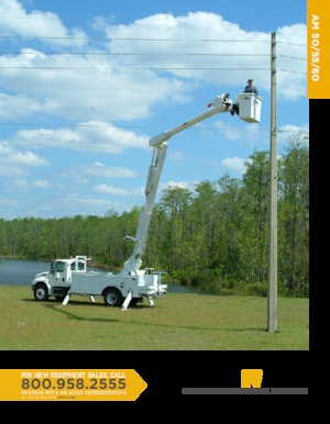 Anhänger-Gelenkarbeitsbühnen Altec AM50E