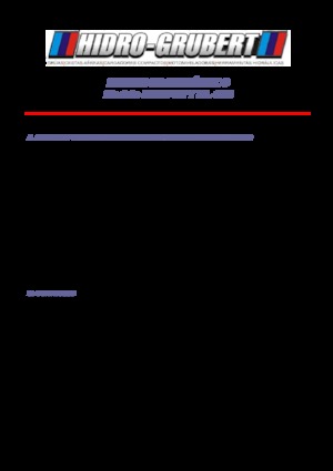 Anhänger-Gelenkarbeitsbühnen Hidro-Grubert BL 10C