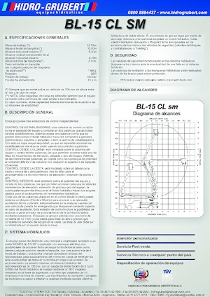 Anhänger-Gelenkarbeitsbühnen Hidro-Grubert BL 15CL