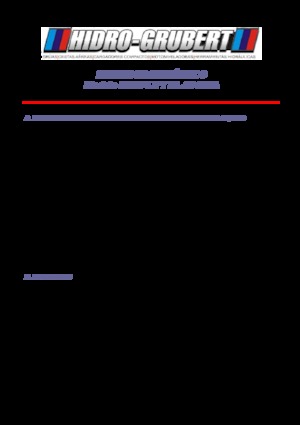 Anhänger-Gelenkarbeitsbühnen Hidro-Grubert BL 20CA