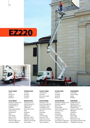 Anhänger-Gelenkarbeitsbühnen Easy Lift EZ220 