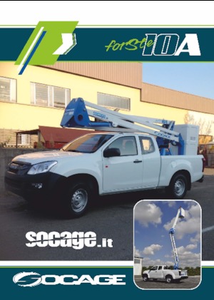 Anhänger-Gelenkarbeitsbühnen Socage forSte 10 A