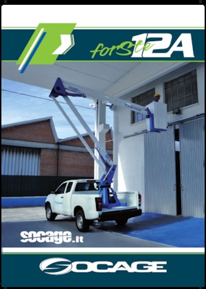 Anhänger-Gelenkarbeitsbühnen Socage forSte 12 A