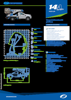 LKW-Gelenkarbeitsbühnen Socage forSte 14 A