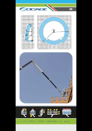 Anhänger-Gelenkarbeitsbühnen Socage forSte 61 TJJ