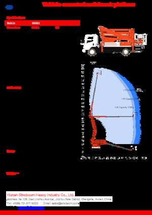 Anhänger-Gelenkarbeitsbühnen Sinoboom GKH22