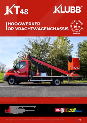 Anhänger-Gelenkarbeitsbühnen Klubb KT48