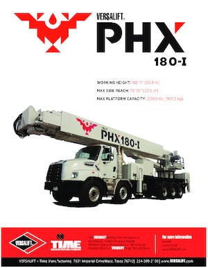 Anhänger-Gelenkarbeitsbühnen Versalift PHX-180-I (PHOENIX)