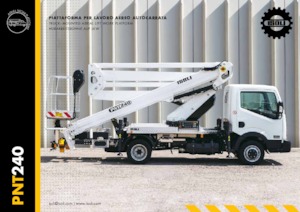 Anhänger-Gelenkarbeitsbühnen ISOLI PNT240