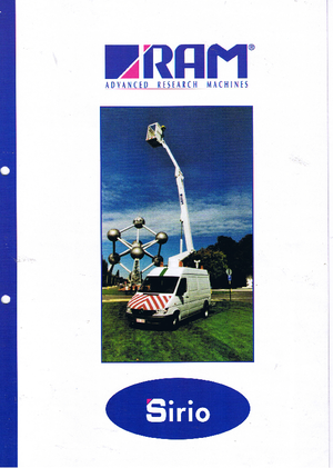 Anhänger-Gelenkarbeitsbühnen RAM Sirio 150 TJ