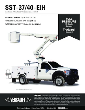 Anhänger-Gelenkarbeitsbühnen Versalift SST-37-EIH