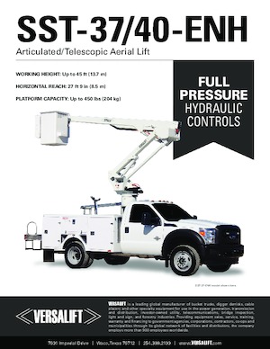 Anhänger-Gelenkarbeitsbühnen Versalift SST-40-ENH