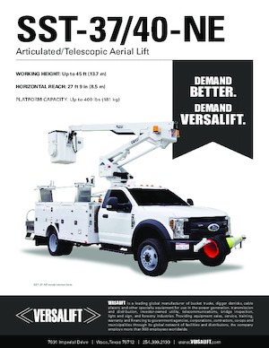 Anhänger-Gelenkarbeitsbühnen Versalift SST-40-NE