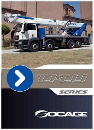 Anhänger-Gelenkarbeitsbühnen Socage TJ 51