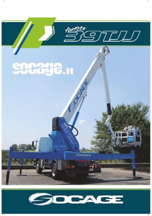 Anhänger-Gelenkarbeitsbühnen Socage TJJ 39